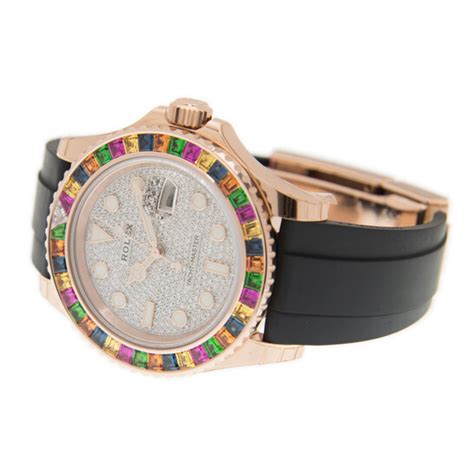 yacht-master men's red watch - 116695 sats